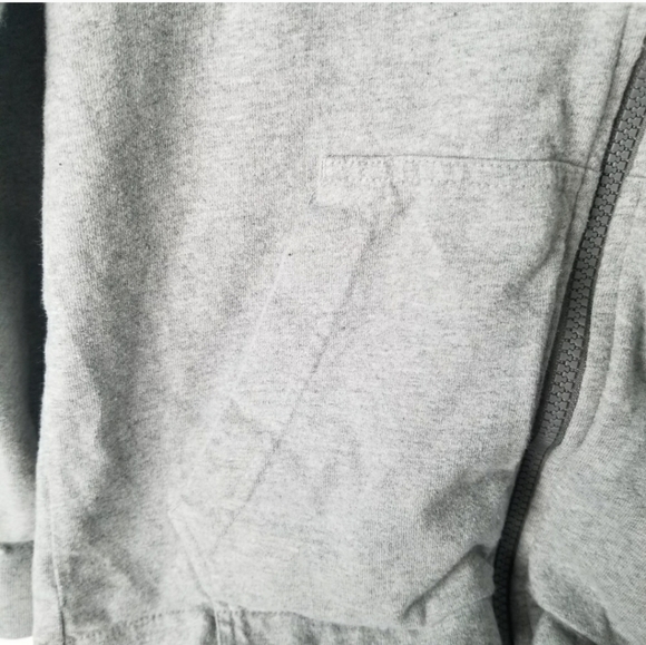 Nike Kids Grey Long Sleeve Full Zip Hoodie Size Large - Picture 7 of 10
